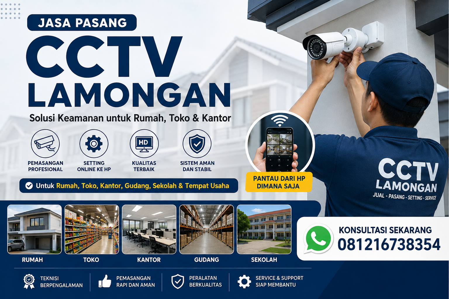 Jasa Pasang CCTV Lamongan